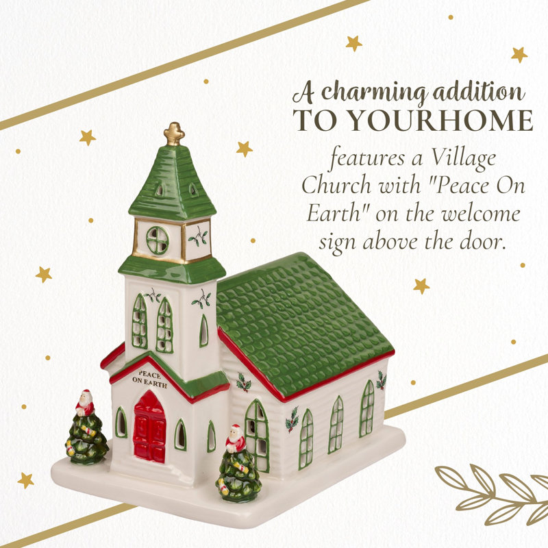 Spode Christmas Tree Village Led Church