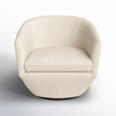 Elexi Upholstered Swivel Barrel Chair
