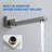 Ceiling Rain Shower System With Tub Spout 3 Function Shower Faucet Set Contain 12 Inch Shower Head And Handheld Shower Trim Kit Valve Cartridge Included-125491399