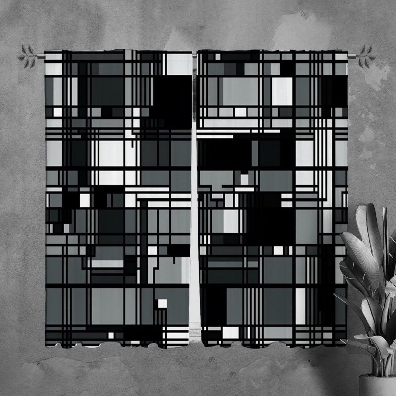 Seaddon Room Darkening Curtain Pair, 20" W x 61" H