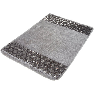 Chandrell Cotton Blend Non-Slip Bath Rug