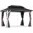 PURPLE LEAF 8' X 12' Hardtop Gazebo Metal Double Roof White Aluminum Frame Outdoor Heavy Duty Gazebo With Curtain And Netting For Patio Garden And Backyard, Grey-123385468