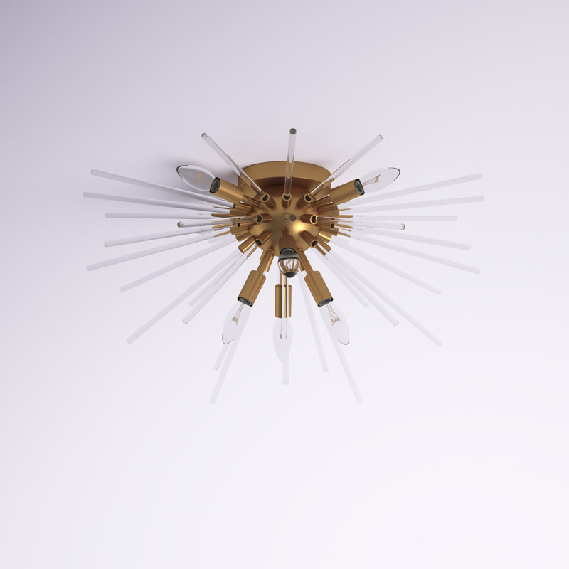Plafonnier encastré 8 lumières 25 po Merrick