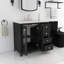 Meuble-lavabo simple autoportant 36 po avec plateau en céramique intégré 36 po-70748454