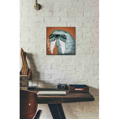 «Walrus Wow» par Ryan Fowler, impression sur toile tendue