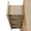 Commode - Façades de tiroirs en corde - Caramel