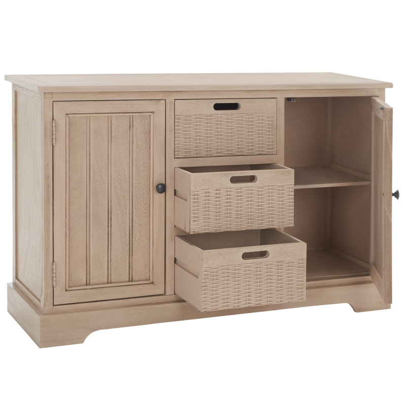 Paille 39.75'' Console Table, Sand/Natural