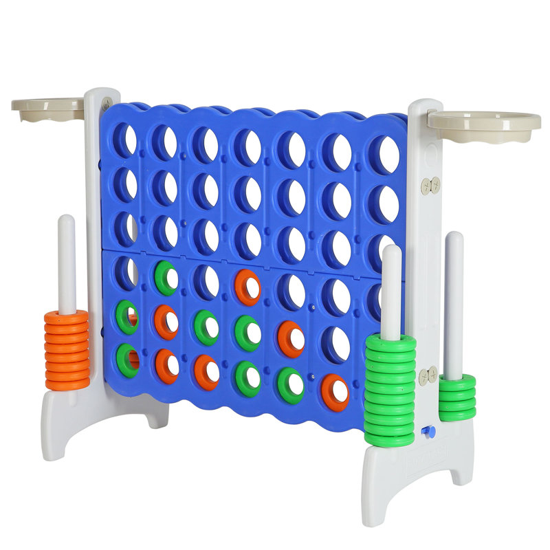 YIWU GUOYOU IMP. AND EXP. CO., LTD. Plastic Giant Games, 33" H x 16.1" W x 32.5" D, Blue/Red