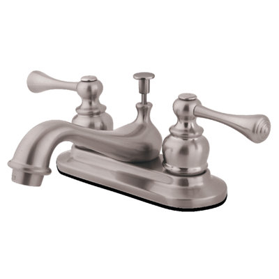 Robinet de salle de bain central avec drain Restoration Vintage