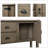 Retro 48.3" Sideboard,Entryway Table,Console Table,Sideboards Buffet Table with Bottom Shelf-1006636417