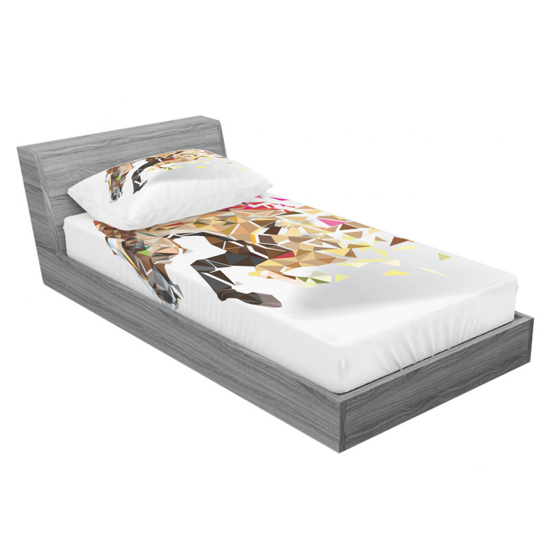 Microfiber Sheet Set, Twin Sheet Set with Fitted Sheet