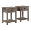 Tables d'appoint avec tablette inférieure à lattes Schlosser Warfel Farmhouse-70205869