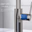 Robinet de cuisine moderne en acier inoxydable avec douchette extractible 3 modes de débit-106905852