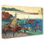 A Working Bull by Katsushika Hokusai - Wrapped Canvas Painting-55368199