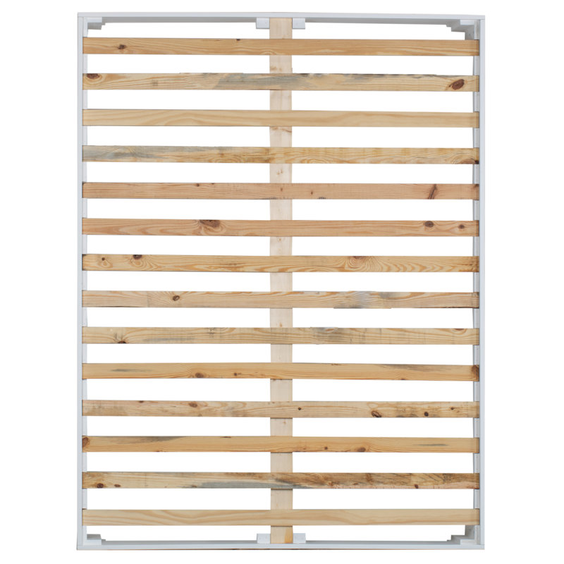 16" Platform Bed Frame, Twin XL, White