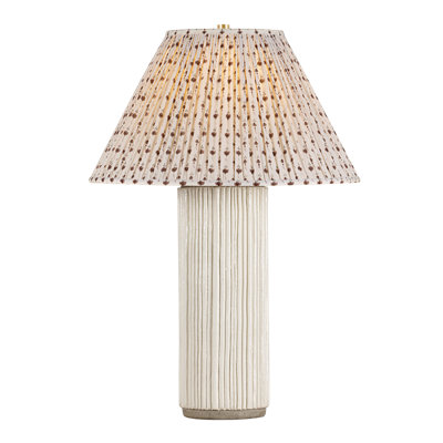 Crestwood Table Lamp With Primrose Red Shade