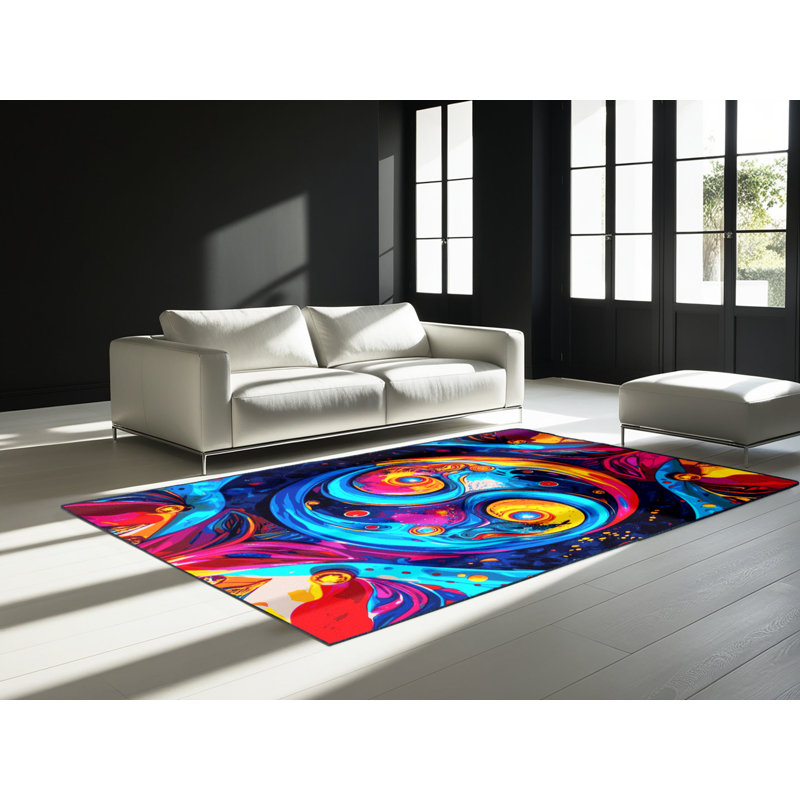 Tapis de mirage chromatique, Rectangulaire 3 pi x 5 pi