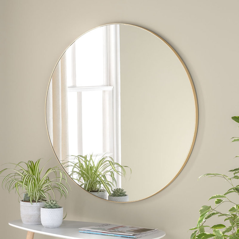 Round Mirror, Gold