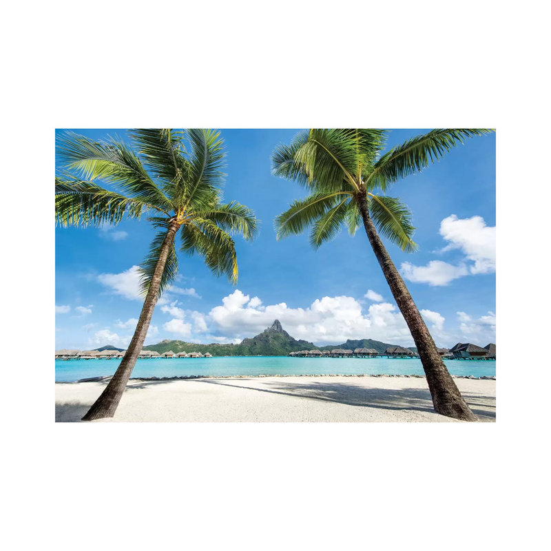 View Of Mont Otemanu, Bora Bora Atoll, French Polynesia by Jan Becke - Wrapped Canvas Gallery-Wrapped Canvas Giclée