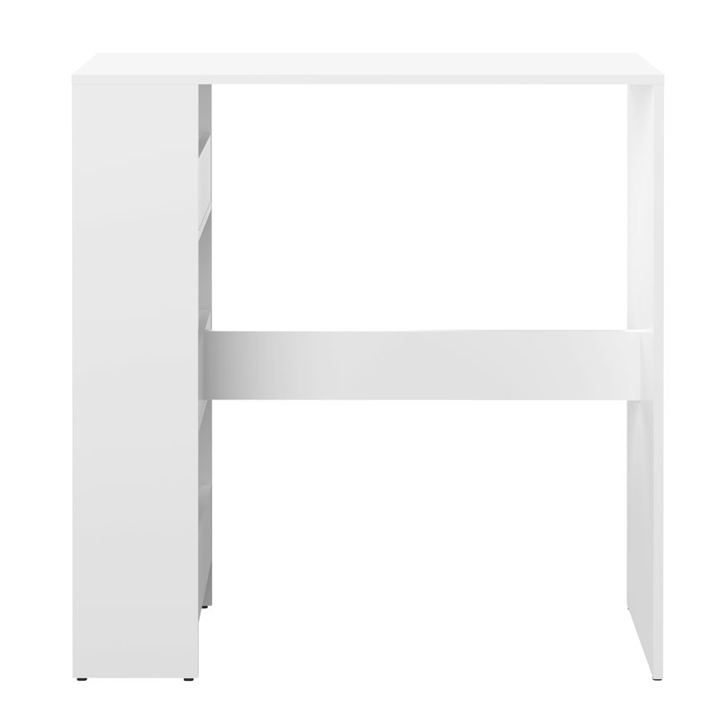 Grissom Dining Table, White, White