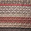 5 pièces de courtepointe rouge avec motif et coussins, motifs géométriques double / grand 2 décoratifs