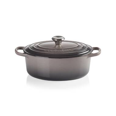 Le Creuset Signature Cast Iron 6.75 qt Oyster Oval Dutch Oven