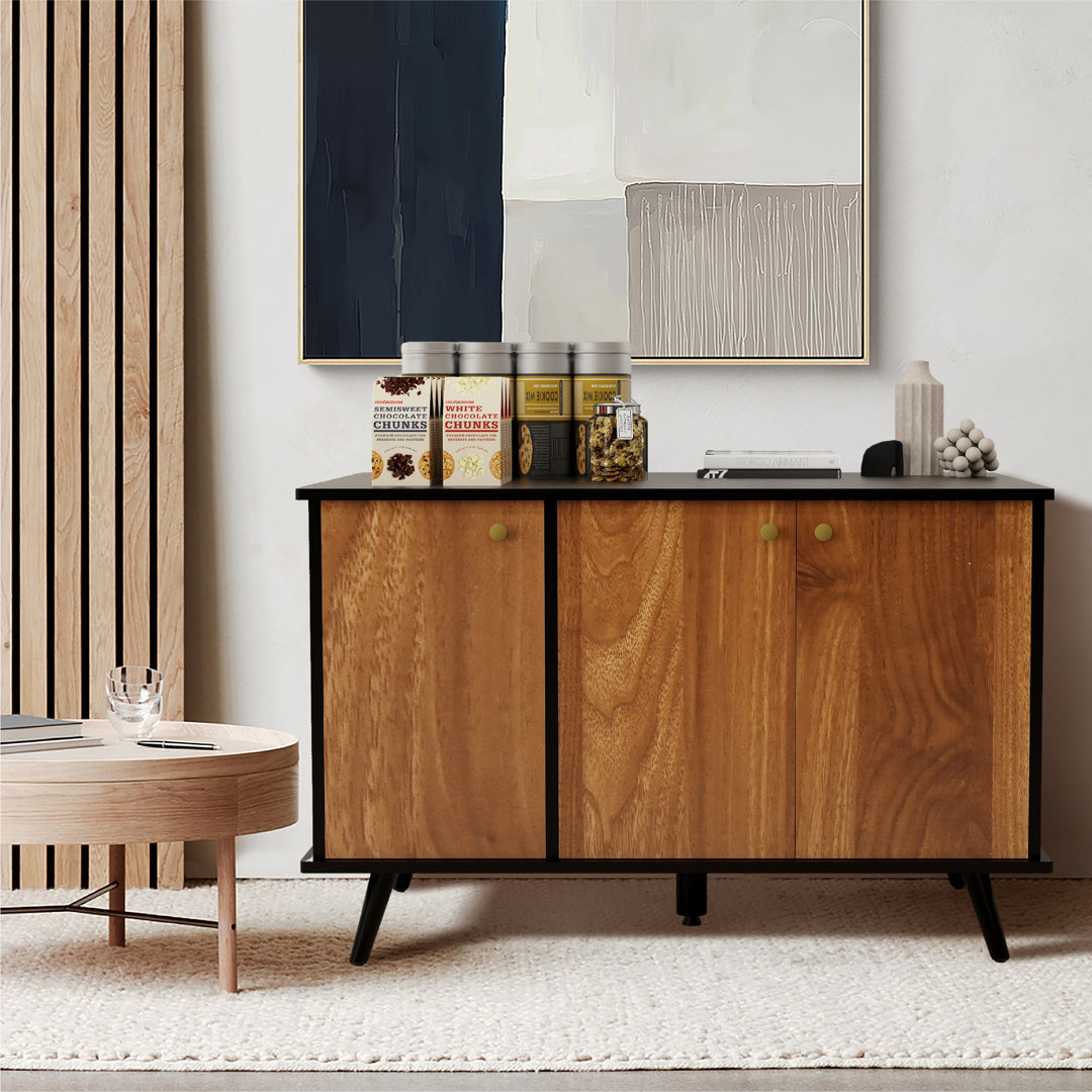 3 Doors,Indoor Cat Washroom Storage Bench Side Table Cat House With Hidden Plug Tucker Murphy Pet™