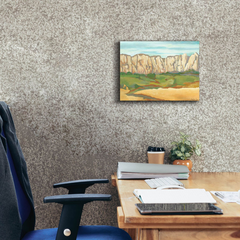  «Mini Western Vista 6» par Chariklia Zarris, art mural sur toile, 16 po x 12 po, H 12 po x l 16 po