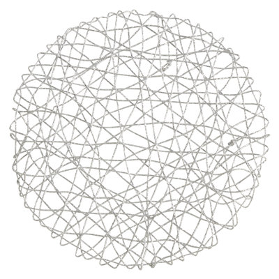 Hilbert Polyester Abstract Round Placemat