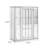 Black Solid + Manufactured Wood+Tempered Glass Display Cases