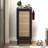Black Solid wood Shoe Storage