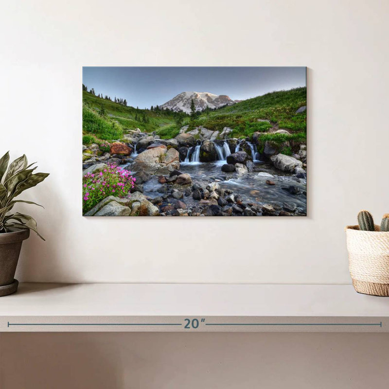 Alvord Cascades par le mont Rainier, H 8 po x l 12 po