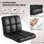 Ensemble de 4 tabourets de bar pivotants Flavienne avec base en métal robuste et dossier pour repose-pieds-478984185-478984186