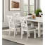 Mobilier de salle à manger rustique en chêne blanc 2 pièces Farmhouse