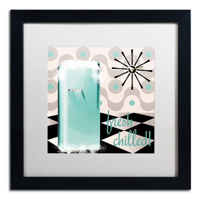 «Fifties Kitchen II» par Jadaya, impression encadrée
