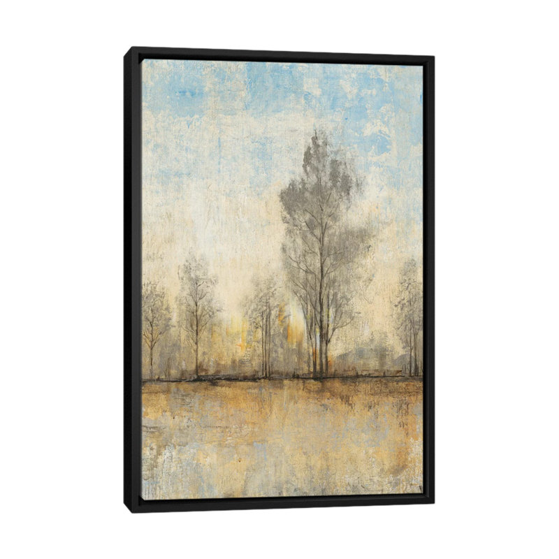 «Quiet Nature I», reproduction d'art sur toile tendue, H 26 po x l 18 po x P 1,5 po, Toile avec cadre noir, Pas de tapis