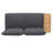 Brix 67.8'' Wide Straight Aluminum Loveseat with Cushions-1250004358