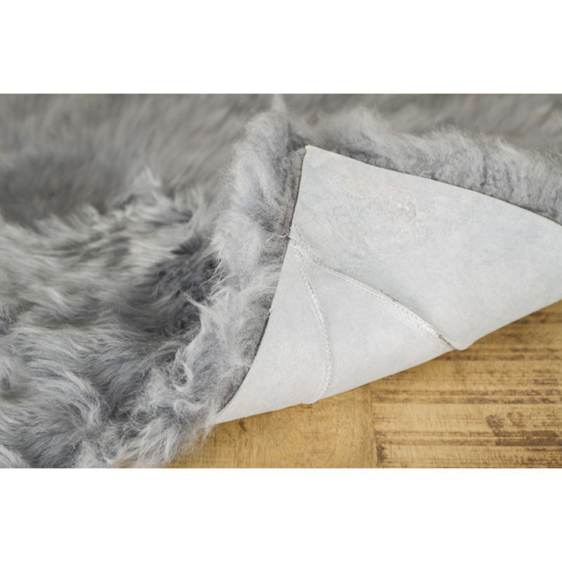 Coussins de chaise en laine, 4, Gris, 17 po x 17 po