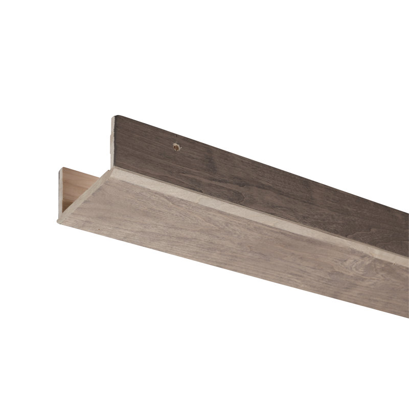 8-ft Gray Stainable Wood Faux Ceiling Beam