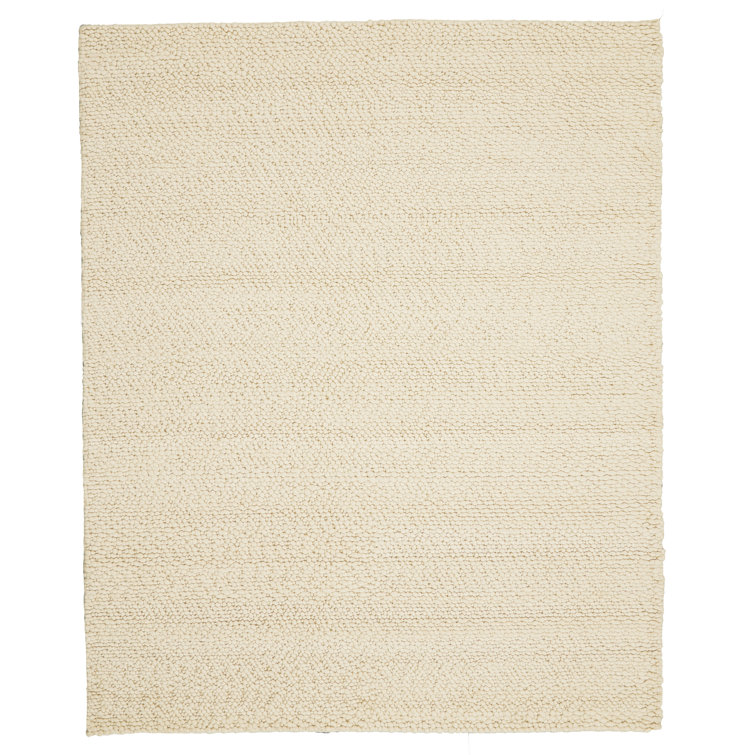 Riverstone Wool Area Rug in Ivory