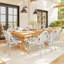 Chaise de bistro empilable toutes saisons Martha Stewart Lily Pond-109713847