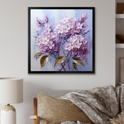 Lilas en pleine gloire IV - lilas, reproduction d'art mural