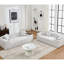 Boucle grise avec table de bout - 3 places et 2 places pour la détente du salon-1240305884