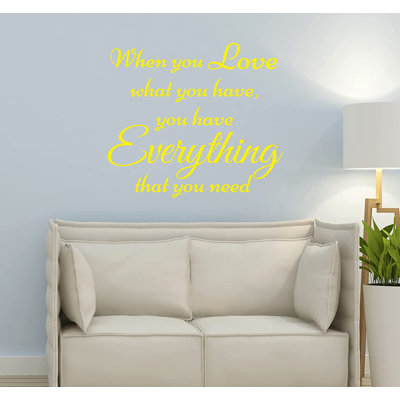Text & Numbers Non-Wall Damaging Wall Decal