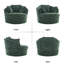 fauteuil demi-tonneau pivotant surdimensionné de 43,3 po Accent Chair-1669438567