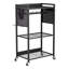 4-tier Tool Organizer Cart on Wheels 150 lbs Garage Cart for Workshop