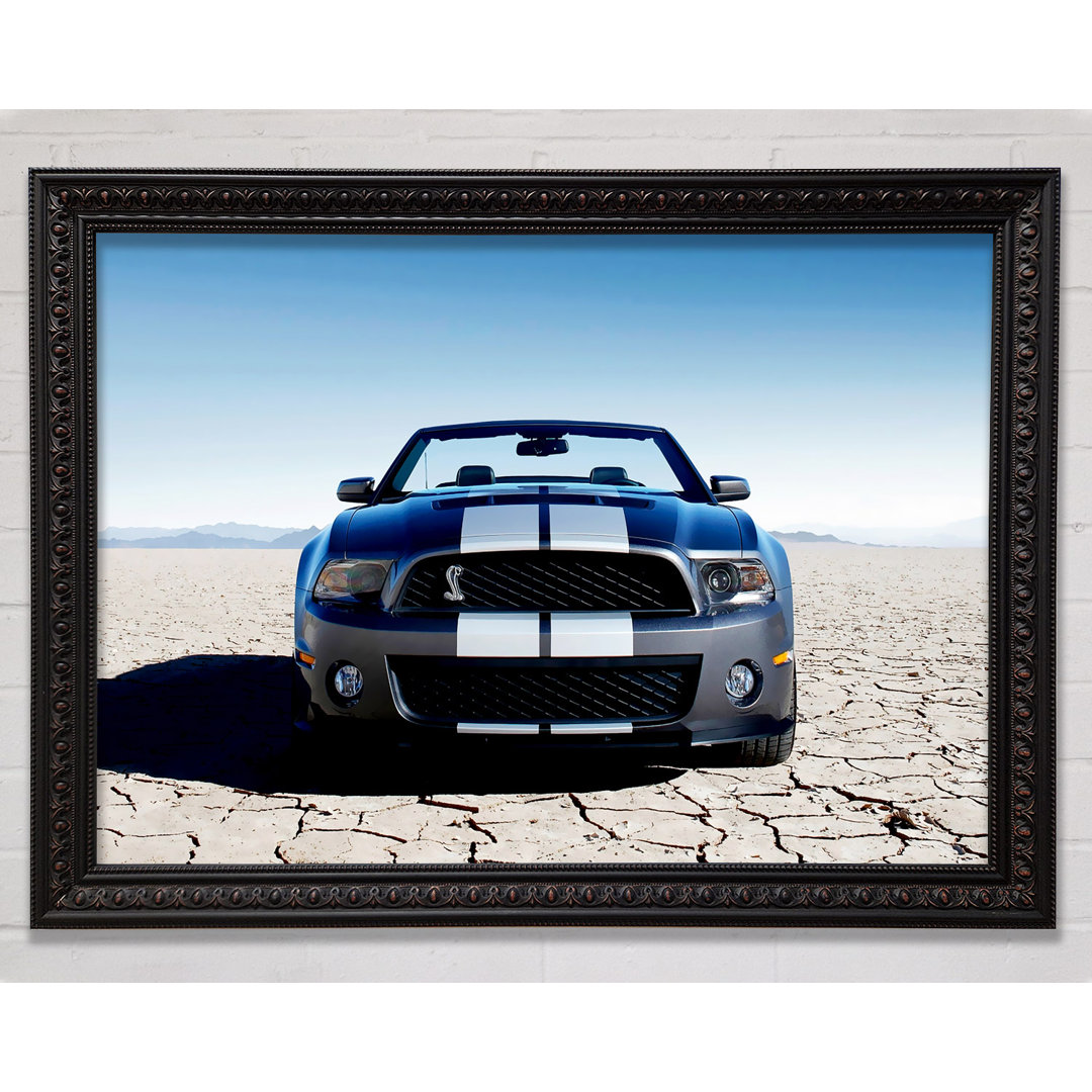 Mustang Shelby Frontprofil - Einzelner Bilderrahmen Kunstdrucke