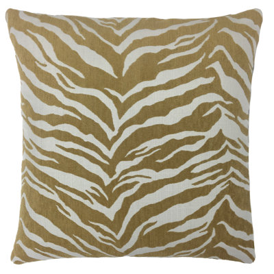 Animal Print Reversible Throw Pillow