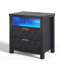 65cm W Bedside Table-885737334