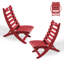 Chaise Adirondack pliante en plastique Alexeya-906735787